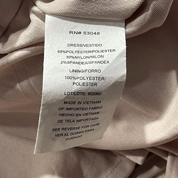 Morgan & Co Womens Dress Fit & Flare Floral Embroidered Metallic Ivory Size 4 FH - Picture 3 of 5